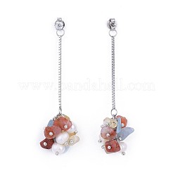 Чип натуральный сердолик EJEW-JE03227-02