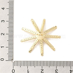 Латунные микропаве прозрачные подвески с фианитом&nbsp;KK-Z073-18G