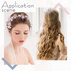 1 шт. резинки для волос с искусственным жемчугом&nbsp;OHAR-NB0001-33A