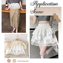 2.5 ярд хлопковой цветочной кружевной ленты OCOR-CY0002-16