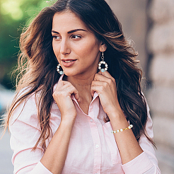 120 шт. 2-х цветные разделительные бусины из нержавеющей стали 304&nbsp;STAS-UN0050-37