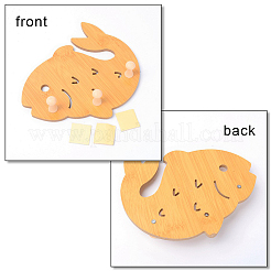 Деревянные настенные крючки вешалки HJEW-CN0001-10