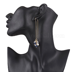 Нить для ушей из ракушек и жемчуга EJEW-JE06499-02