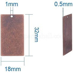 Металлические бирки&nbsp;KK-PH0035-05R