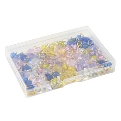 50 шт. подвесных украшений в виде звезд из стекла и акрила&nbsp;HJEW-FS00046