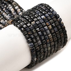 Натуральные сапфировые бусинки G-G259-B03-3x3mm