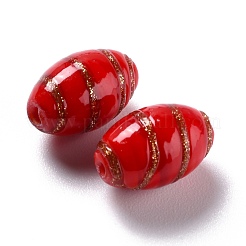 Бусины ручной работы бусины золотого песка&nbsp;LAMP-F020-35G