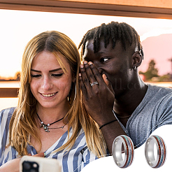 Кольцо из нержавеющей стали 201 для мужчин RJEW-WH0012-27A-01