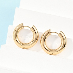 202 серьги-кольца из нержавеющей стали Huggie Hoop&nbsp;EJEW-O087-08B-G