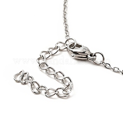 Разноцветный стеклянный пончик с подвеской в виде дерева жизни&nbsp;LS-NJEW-J008-01B-P