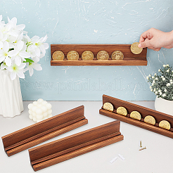 Деревянный настенный держатель для памятной монеты&nbsp;ODIS-WH0030-80