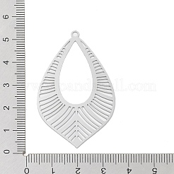 Большие подвески из не тускнеющей нержавеющей стали марки 304 STAS-K257-35P