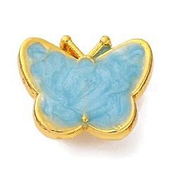 Подвески из латуни с покрытием стойки и искусственным жемчугом из АБС-пластика&nbsp;KK-S406-06A