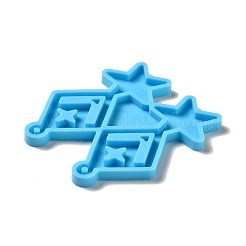 Силиконовые Молды ромб с подвеской в виде звезды своими руками&nbsp;DIY-I099-06