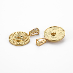 Латунные микро проложить кубического циркония подвески&nbsp;KK-Q252-047-NF