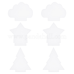 6 шт. акриловая доска в виде елки TACR-GA0001-03