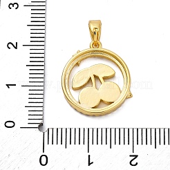 Латунные микро проложить кубического циркония подвески&nbsp;KK-V009-15G-01