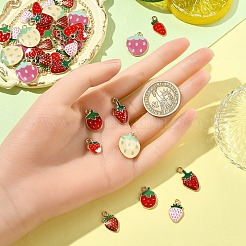 40шт 8 стиля подвески из сплава с эмалью&nbsp;ENAM-YW0004-49