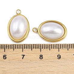 Подвески из искусственного жемчуга ABS из нержавеющей стали 304&nbsp;STAS-Z166-21B-G