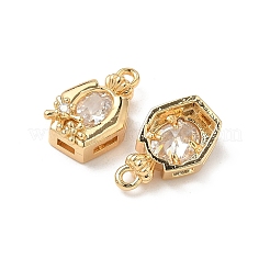 Латунные микро проложить кубического циркония подвески&nbsp;KK-S531-06G-B