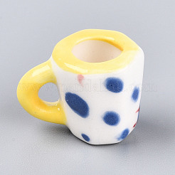 Декоративная кружка из фарфора ручной работы&nbsp;PORC-T133-20B