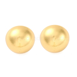 Полукруглые серьги-гвоздики из нержавеющей стали 304&nbsp;LS-EJEW-A125-80D-G