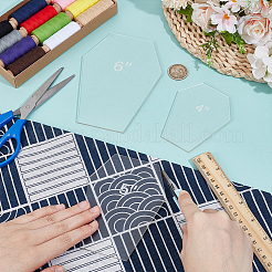 Акриловые шаблоны для квилтинга&nbsp;DIY-BC0014-52B