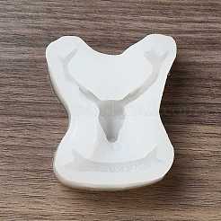 Рождественская голова оленя diy подсвечник силиконовые Молды&nbsp;LS-SIMO-B002-06