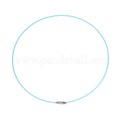 Проволока из нержавеющей стали ожерелье шнура поделки изготовления ювелирных изделий TWIR-R003-14