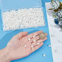 300 шт. подвески из АБС-пластика с имитацией жемчуга KY-SP0001-10