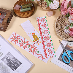 30 шт. хлопковая ткань-закладка для вышивки крестиком&nbsp;AJEW-GL0002-99A