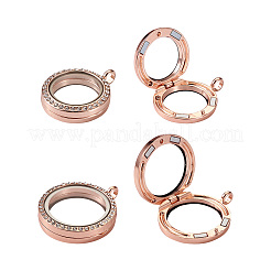 4шт 2 стиля сплава стекла хрустальные подвески со стразами&nbsp;PALLOY-TA0002-36D