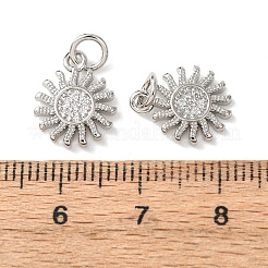 Латунь подвески циркония кубической&nbsp;ZIRC-C022-21P