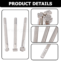 3 шт. 3-х видов стальных инструментов для штамповки кожи&nbsp;TOOL-CL0001-02