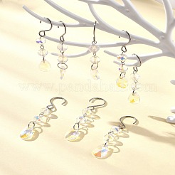 Каплевидные стеклянные ловцы солнца HJEW-FS00032