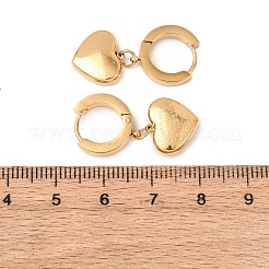 Серьги-кольца из нержавеющей стали 304 EJEW-F393-18G