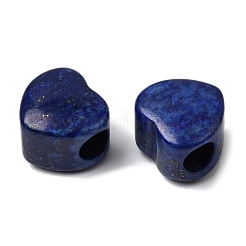 Окрашенные натуральные европейские бусины из лазурита&nbsp;G-C269-01L