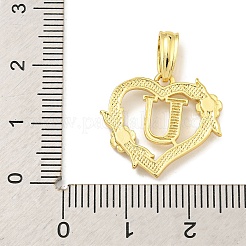 Подвески сердце латуни KK-I714-04G-U