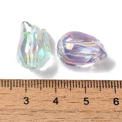 Уф-покрытие прозрачные акриловые бусины OACR-H123-17