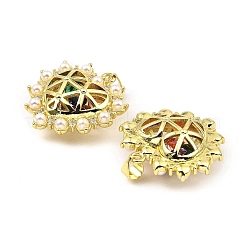 Подвески из латуни с покрытием из настоящего 18-каратного золота&nbsp;KK-B077-15G