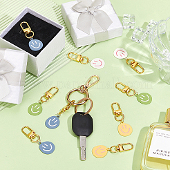 20 шт. подвеска в виде улыбающегося лица из сплава&nbsp;HJEW-HY00152