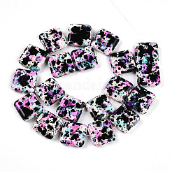 Синтетических нитей бирюзовые бусы TURQ-T004-09A-10