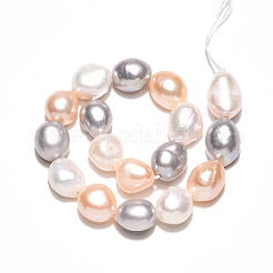 Нити из натурального культивированного пресноводного жемчуга PEAR-N014-09A-03