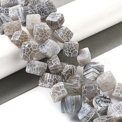 Естественные выветрившиеся агатовые бусины&nbsp;G-Q169-C04-01A