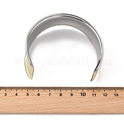 Браслеты-манжеты из нержавеющей стали 304&nbsp;BJEW-Z127-01GP