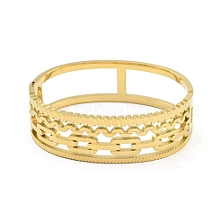 Шарнирные браслеты из нержавеющей стали 304 для женщин BJEW-D044-05A-G