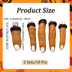 10шт пластиковое украшение для ухода за ногтями&nbsp;FEPA-GF0001-05A