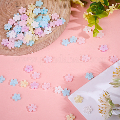 112шт 7 цвета непрозрачные акриловые бусины&nbsp;FIND-DR0001-39