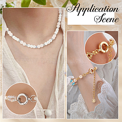 10 шт. 2-х цветные латунные кольца для пружинных затворов KK-BBC0018-84