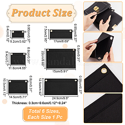 6 шт. 6 вставок-органайзера из шерстяного фетра FIND-WR0008-26